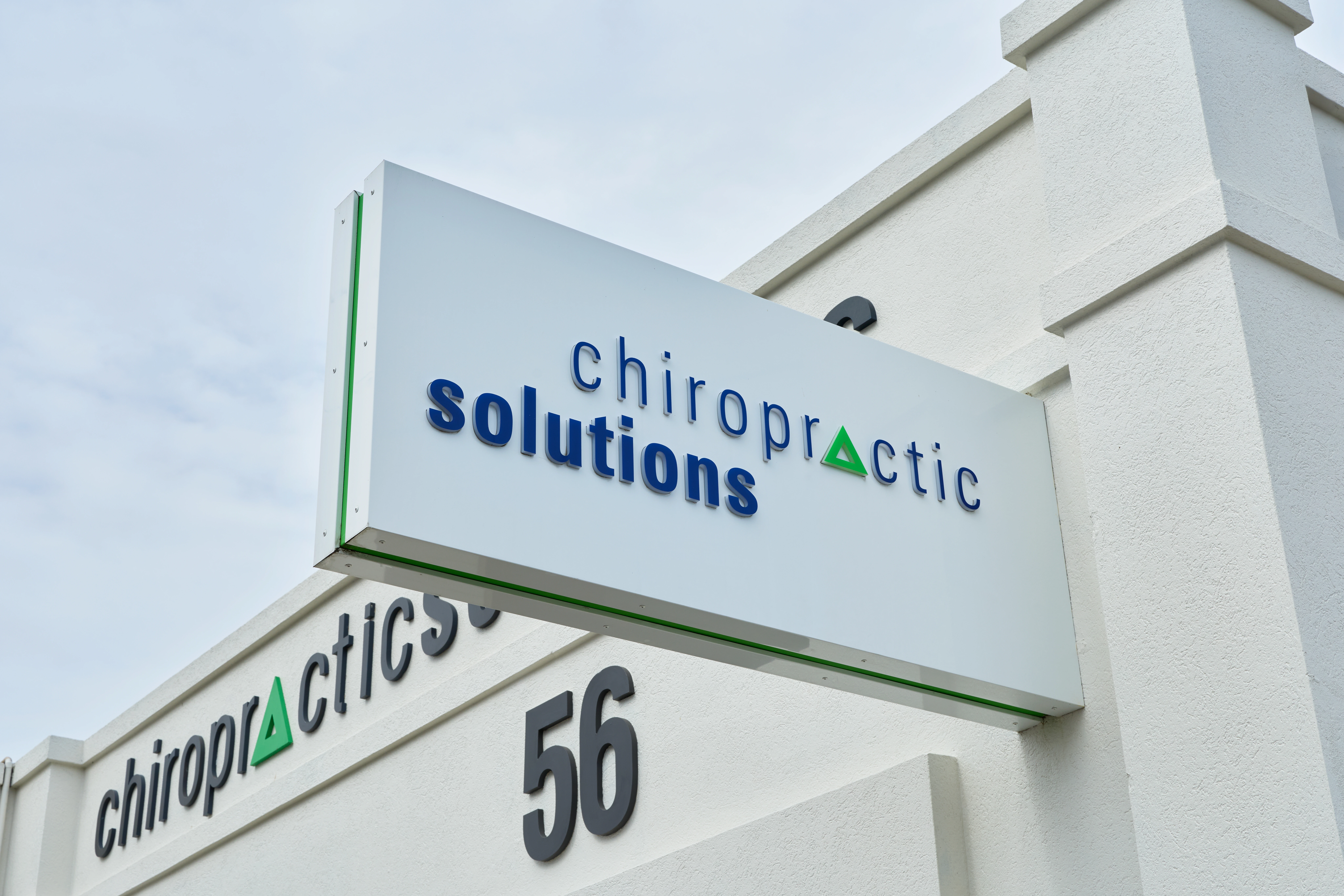 Chiropractic Solutions sign at front of 56 Magill Road Norwood Adelaid